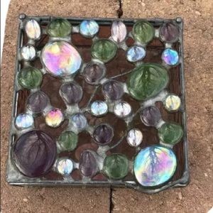 Diana Markin handcrafted Stained Glass Gem Box